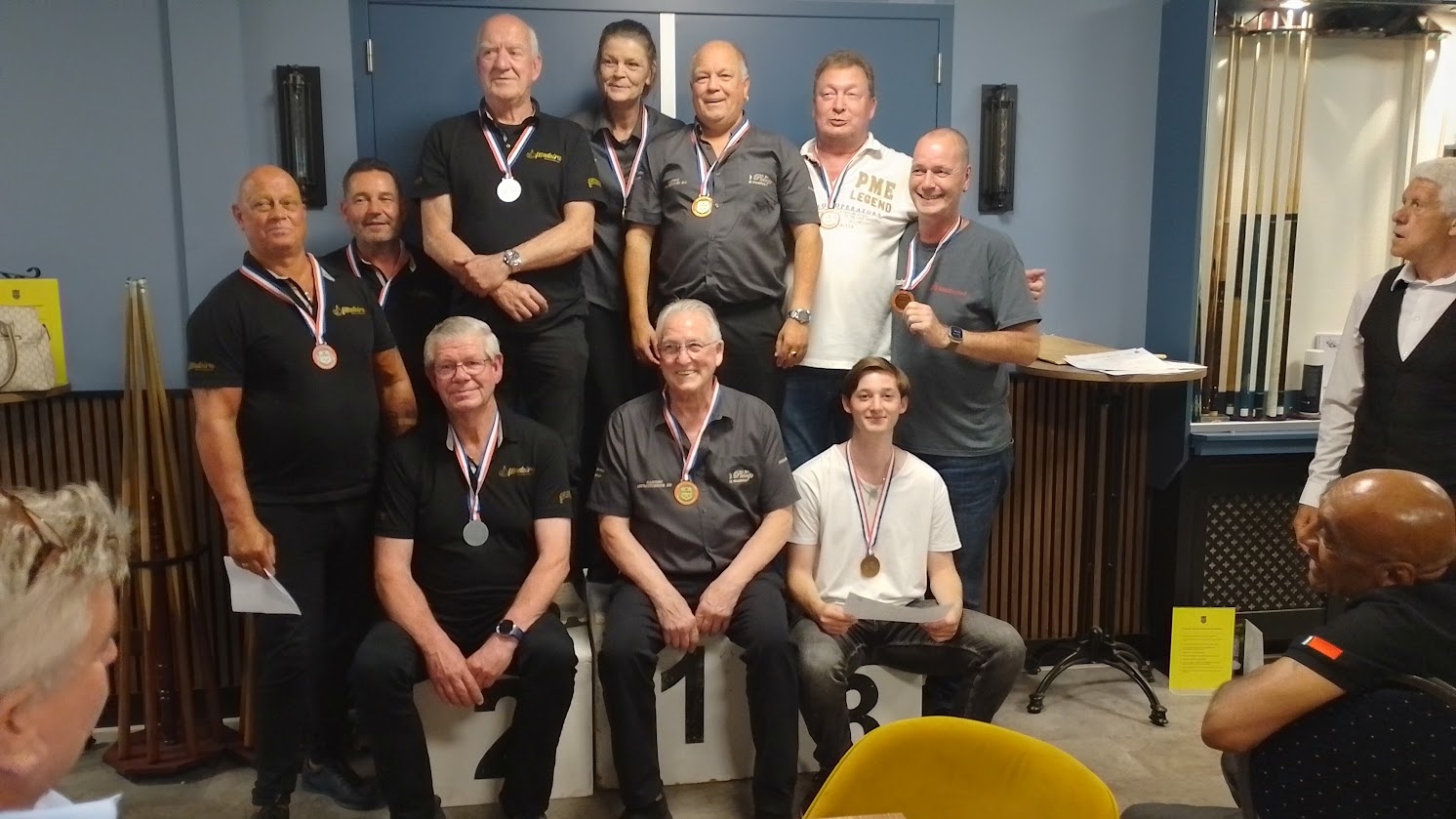 Simonis Biljartlakens Landsfinale C4: Biljartvereniging ’t Pleintje Kampioen in Biljartcentrum Oegst