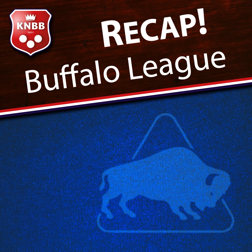 Overzicht Buffalo League Speelronde 10 & 11 KNBB