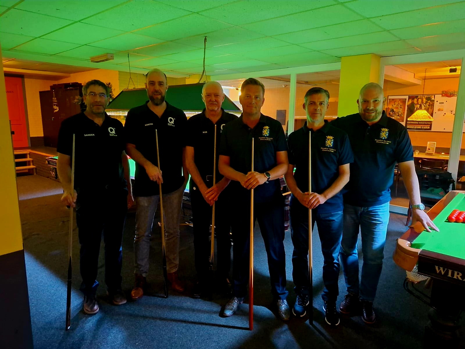 Black Ball Hengelo, Snooker Utrecht en Snooker Society aan kop in Landelijke Klassen Snooker