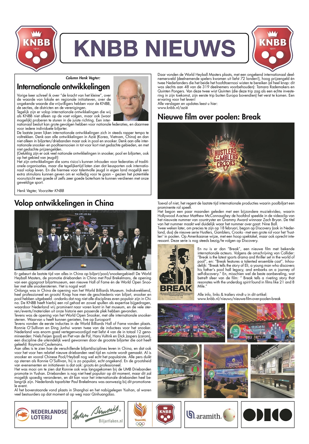 Knbb KNBB Themapagina Internationale Ontwikkelingen in nieuwe BiljartBallen ...